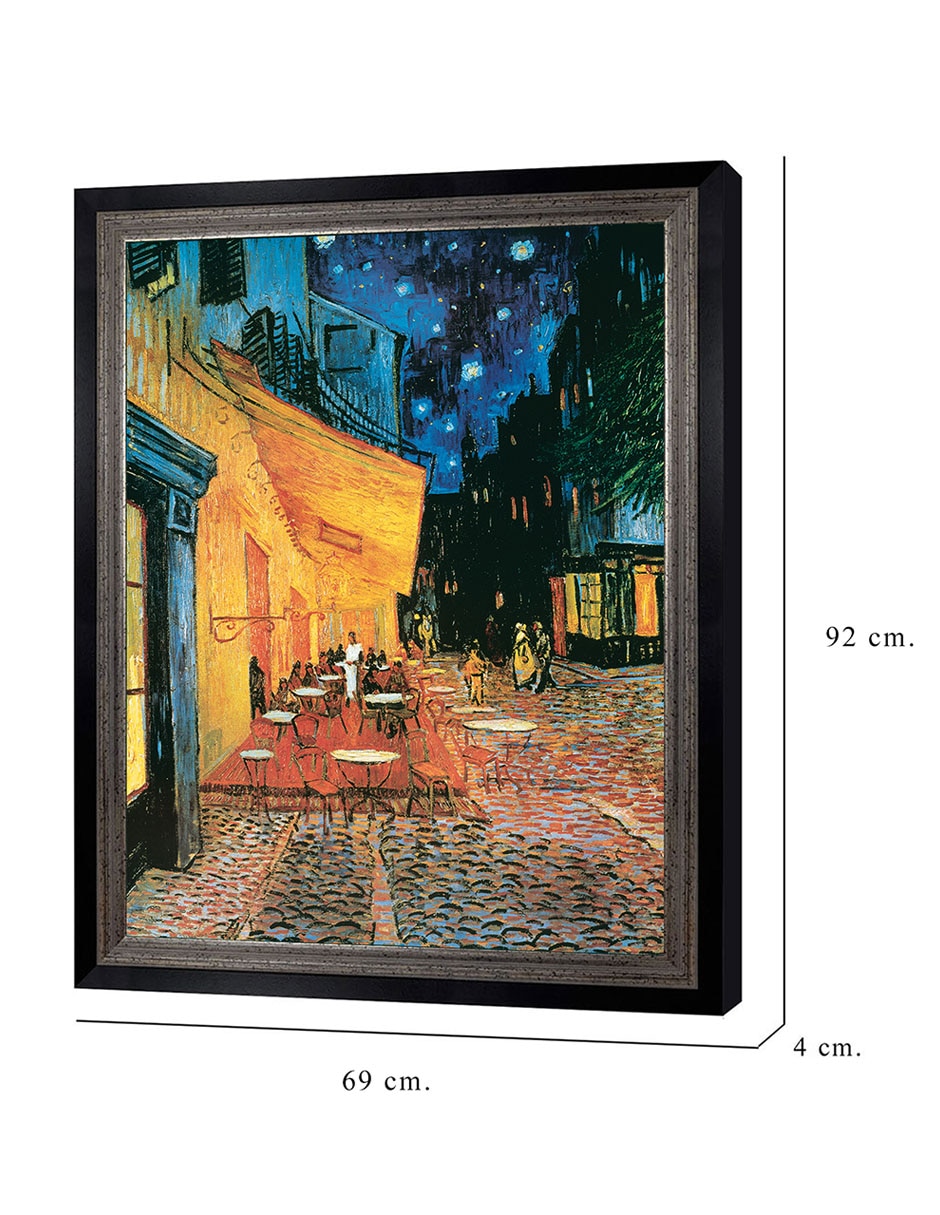 Cuadro decorativo Van Gogh – Terraza de café de noche de Portfolio Arts Group técnica mixta 2