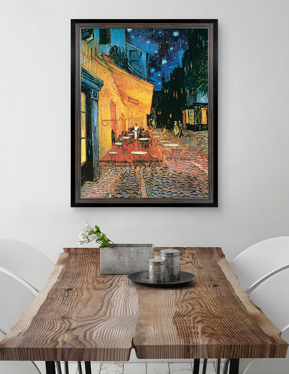 Cuadro decorativo Van Gogh – Terraza de café de noche de Portfolio Arts Group técnica mixta 4