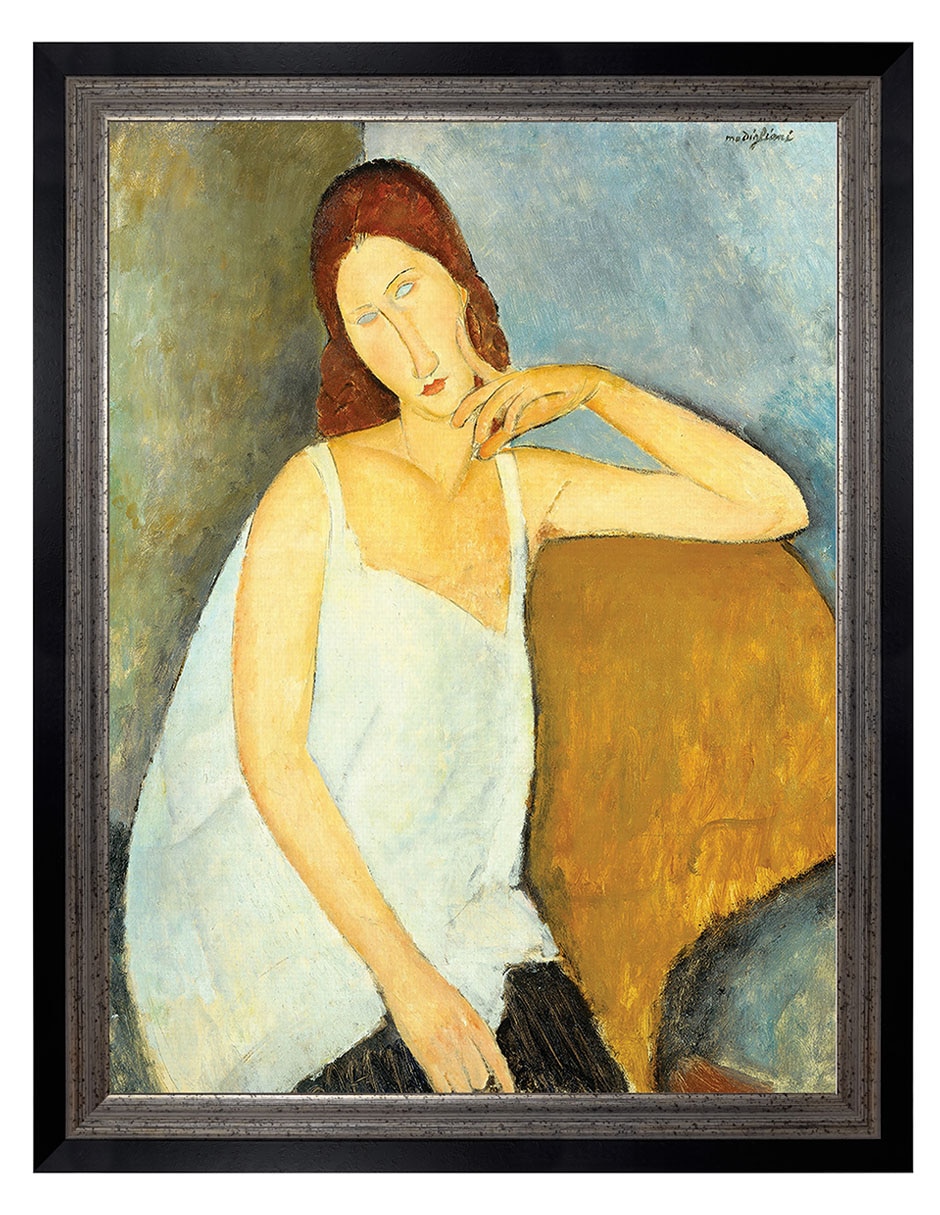 Cuadro decorativo Jeanne Hébuterne (1898-1920) arte mural de Amedeo Modigliani técnica mixta Cuadro decorativo Jeanne Hébuterne (1898-1920) arte mural de Amedeo Modigliani técnica mixta