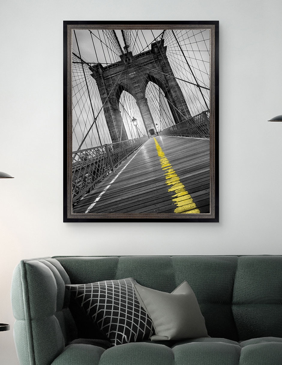 Cuadro decorativo Puente de Brooklyn – Pop de Moises Levy técnica mixta 5