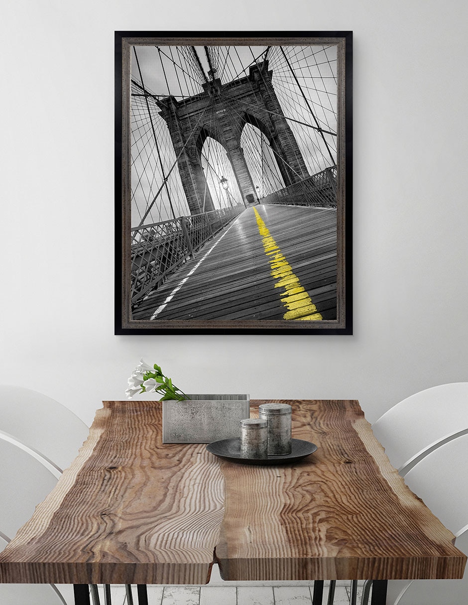 Cuadro decorativo Puente de Brooklyn – Pop de Moises Levy técnica mixta 3