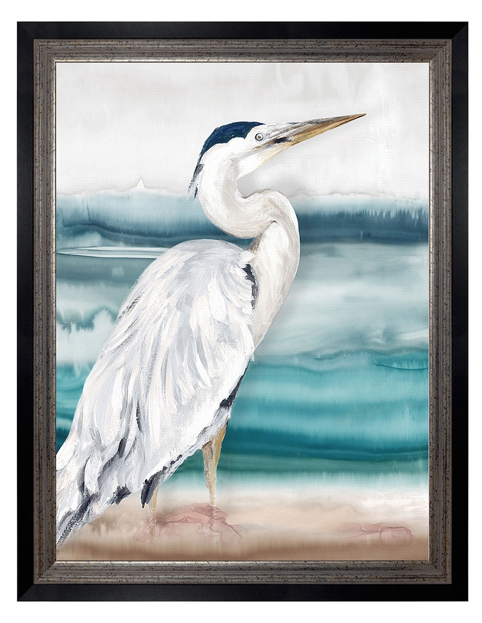 Cuadro decorativo Playa Garza I de Eva Watts técnica mixta