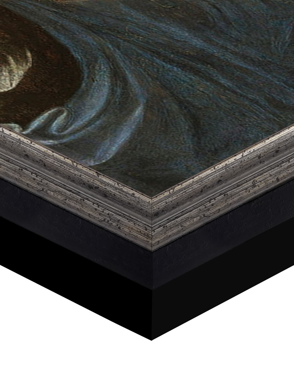 Cuadro decorativo Salvador del mundo de Leonardo Da Vinci técnica mixta 6
