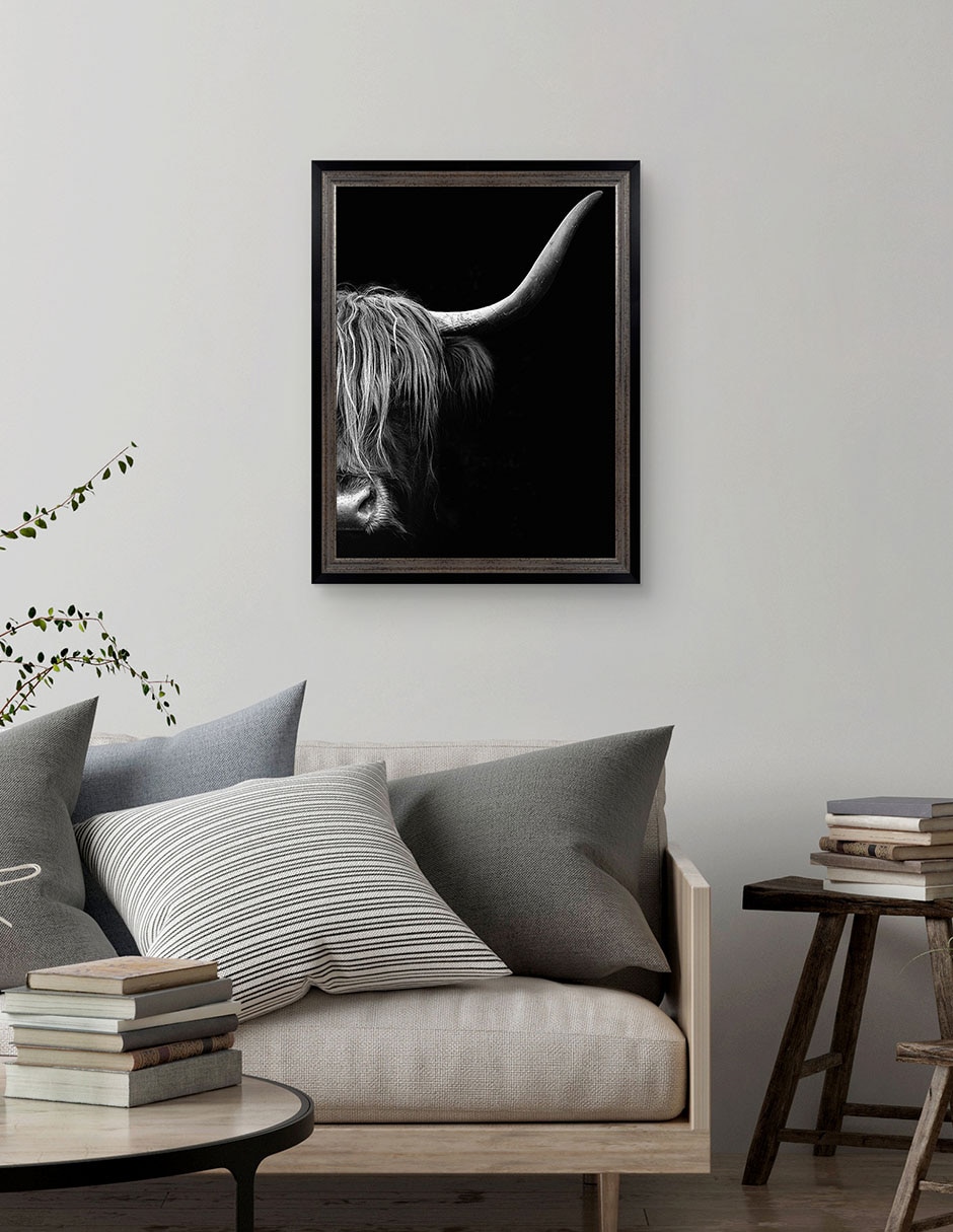 Cuadro decorativo Cara a cara de Belle Maison técnica mixta 3