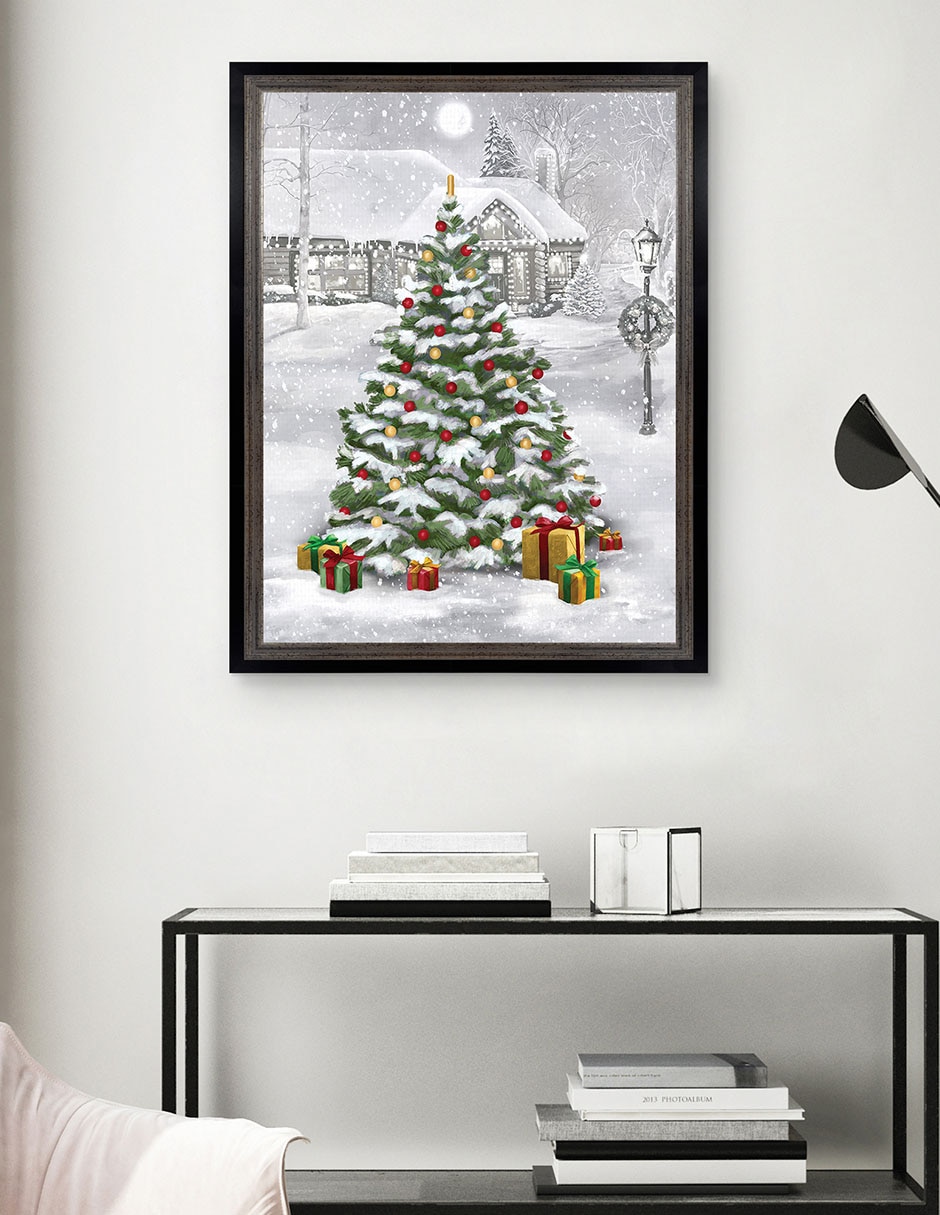Cuadro decorativo Árbol resplandeciente de Grateful Licensing Studio técnica mixta 4