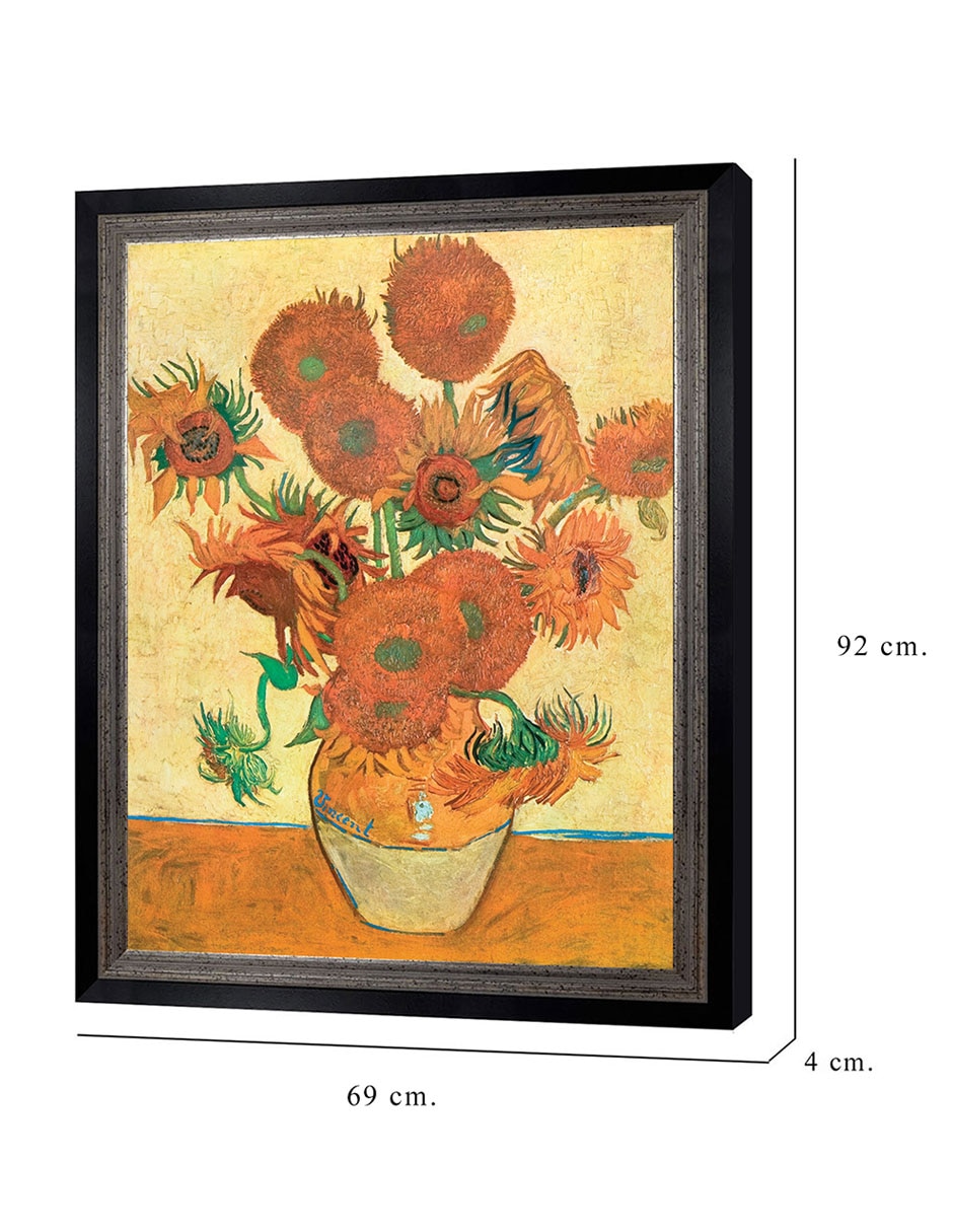 Cuadro decorativo Van Gogh – Girasoles de Portfolio Arts Group técnica mixta 8