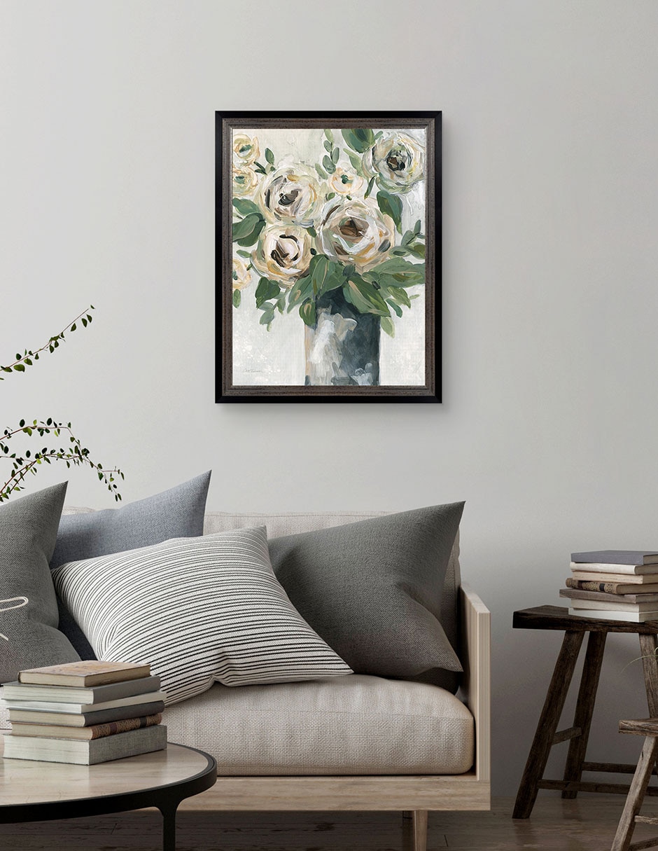 Cuadro decorativo Profundidad floral de Carol Robinson técnica mixta 2