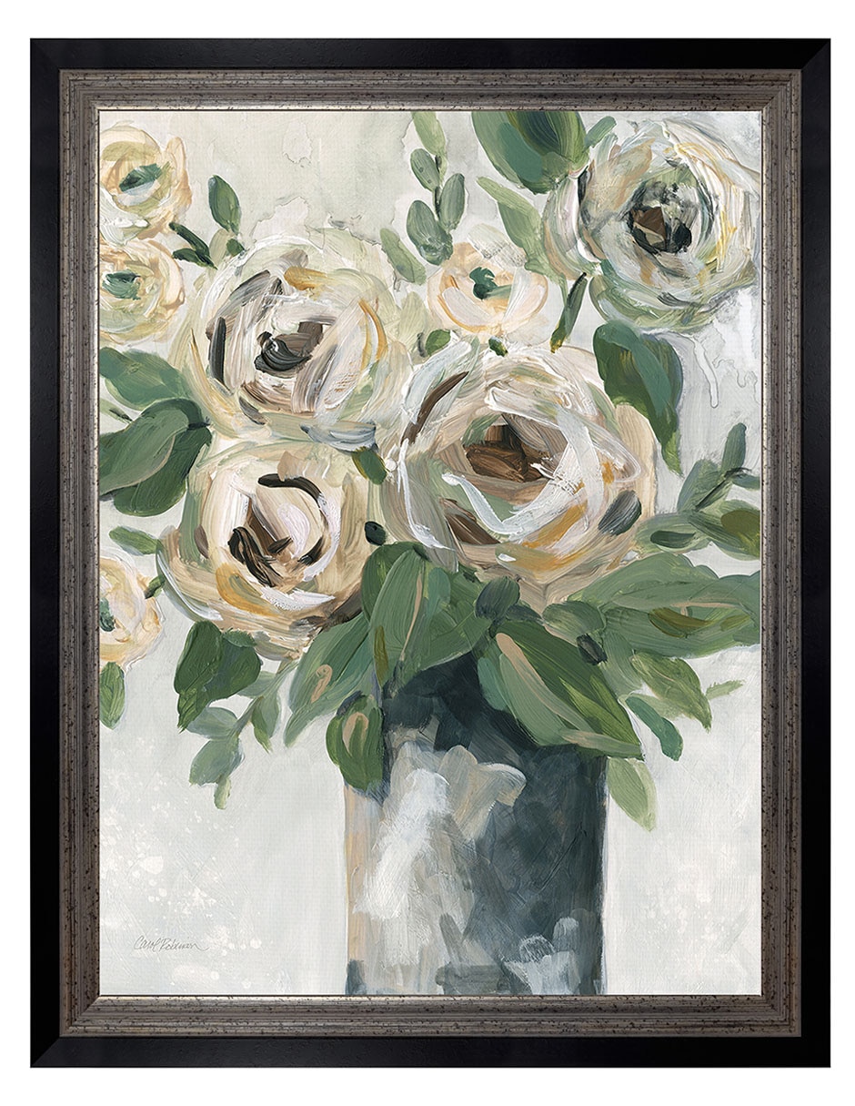 Cuadro decorativo Profundidad floral de Carol Robinson técnica mixta