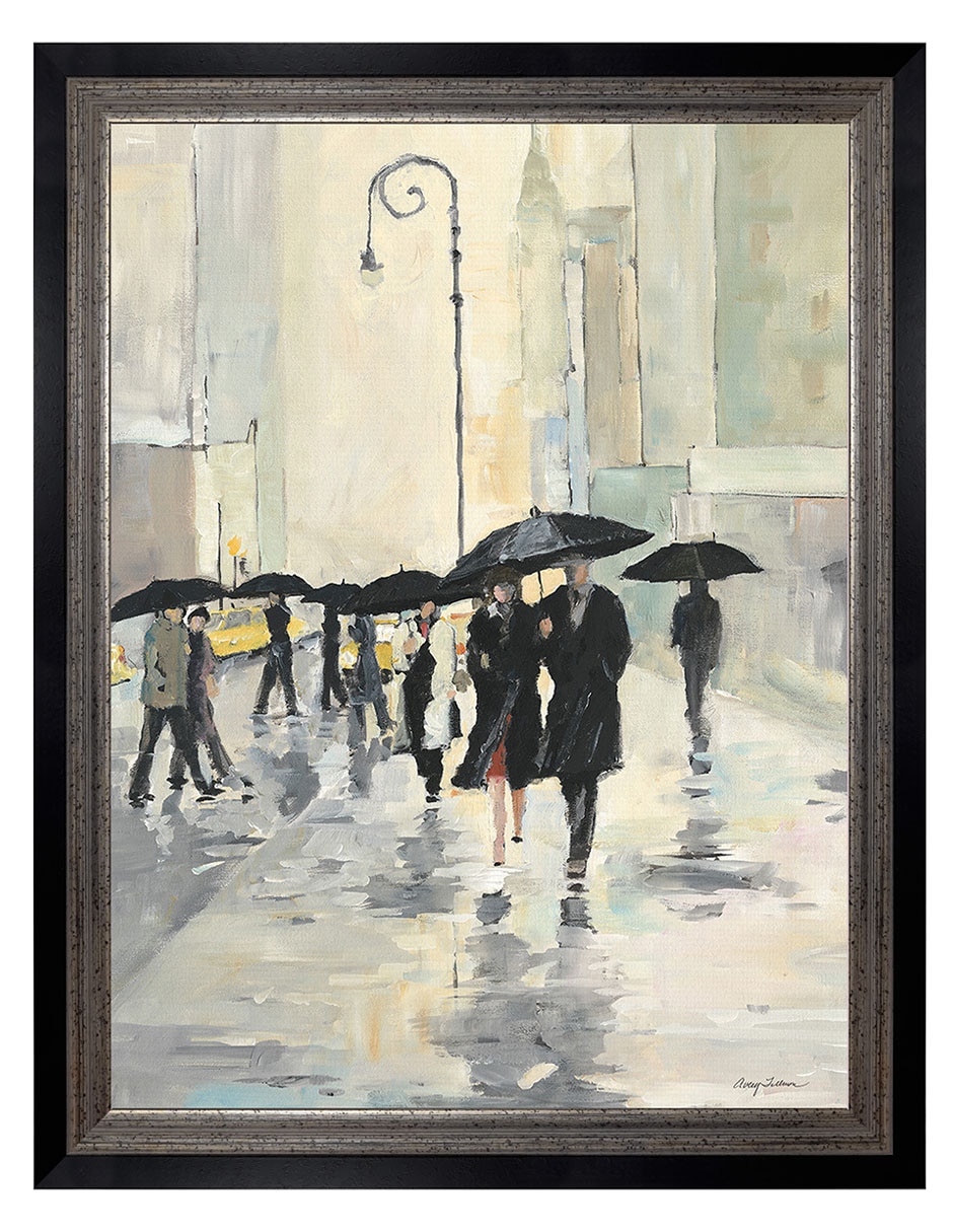 Cuadro decorativo Ciudad bajo la lluvia de Avery Tillmon técnica mixta Cuadro decorativo Ciudad bajo la lluvia de Avery Tillmon técnica mixta