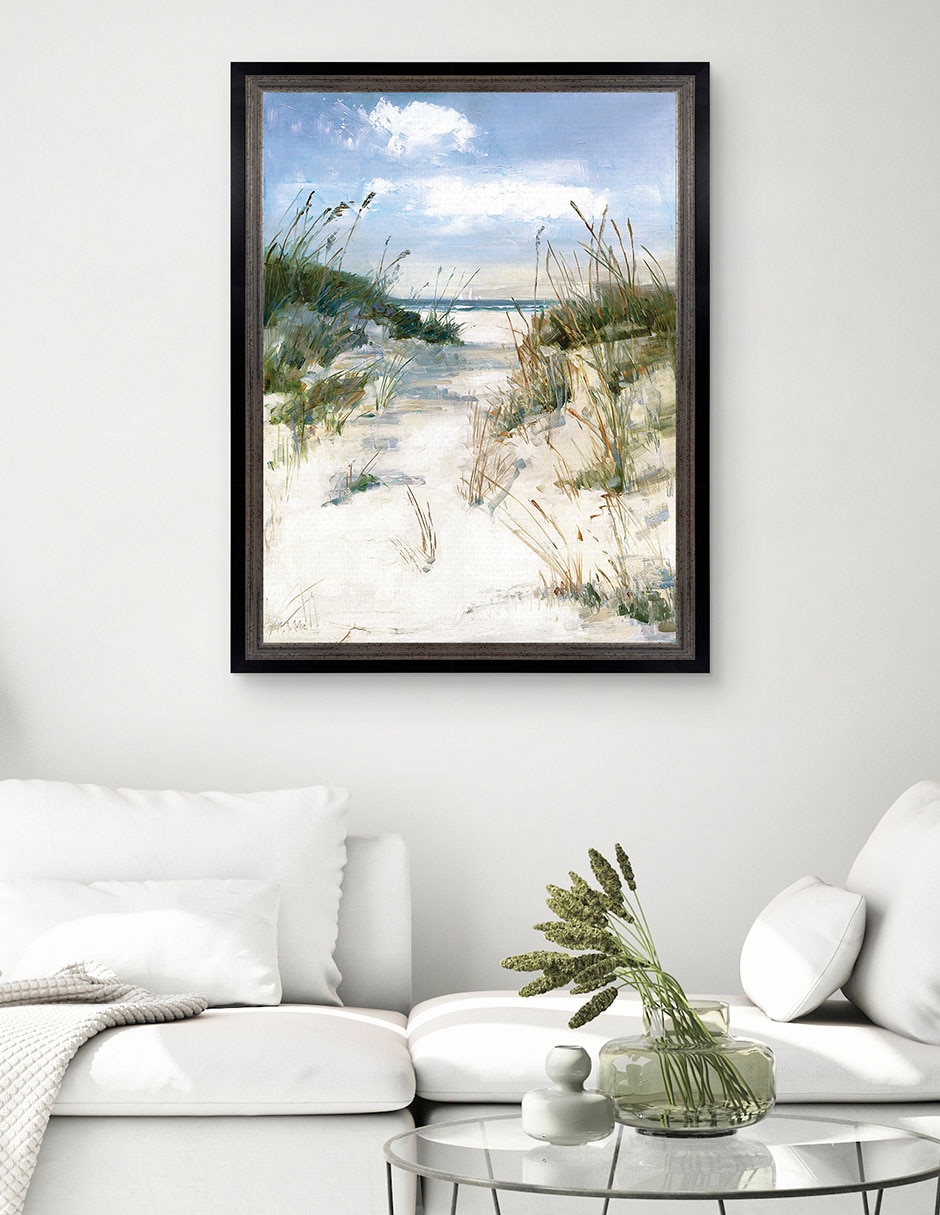 Cuadro decorativo Vista de dunas de Sally Swatland técnica mixta 2
