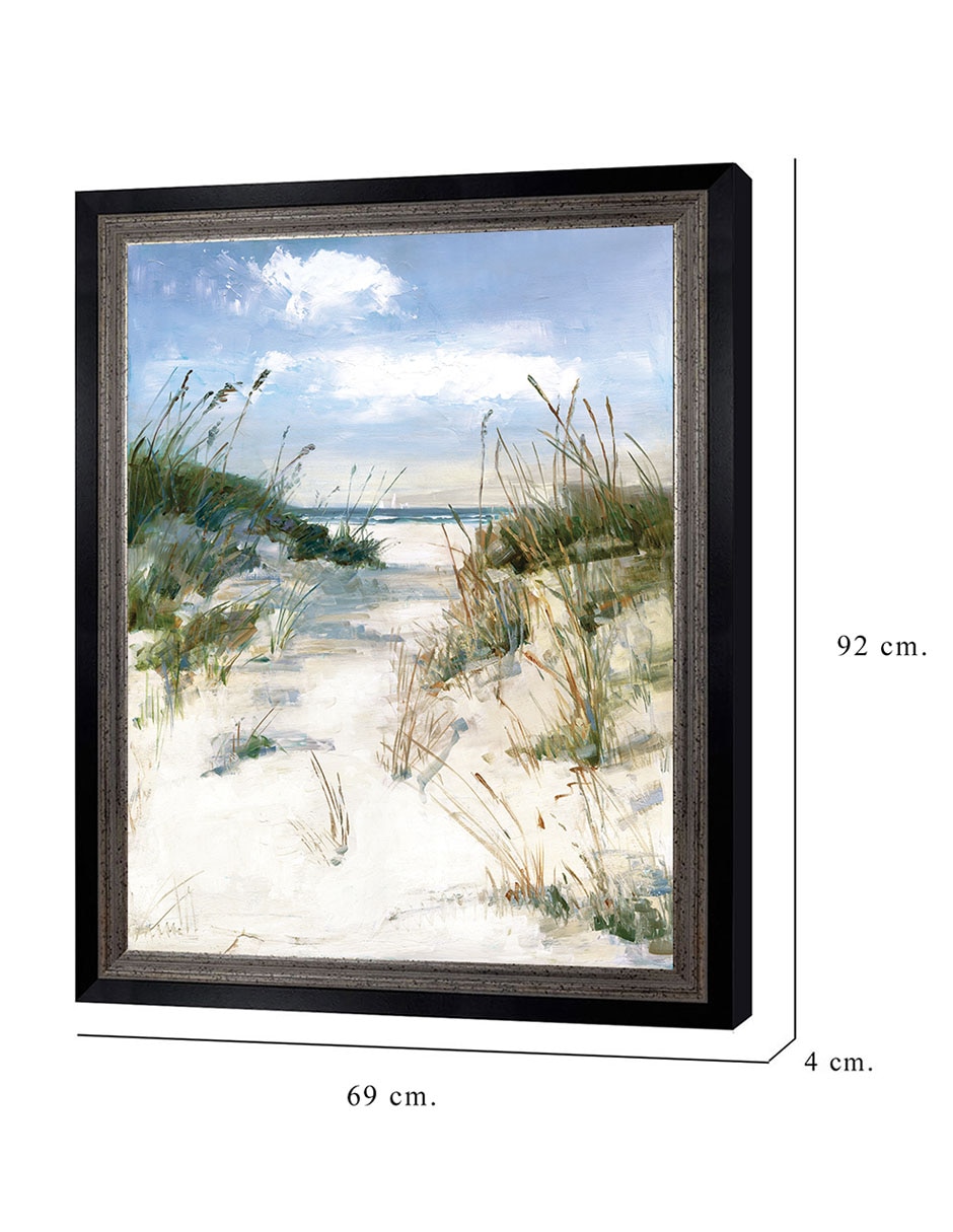 Cuadro decorativo Vista de dunas de Sally Swatland técnica mixta 8