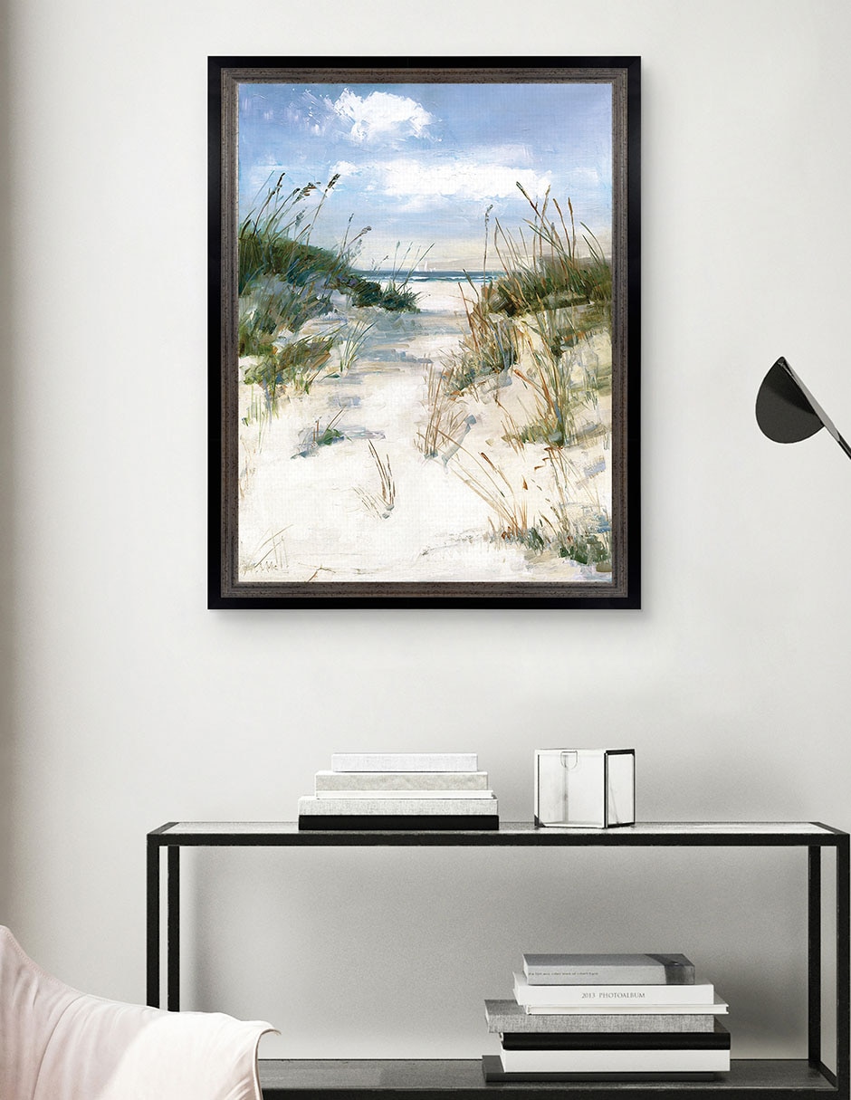 Cuadro decorativo Vista de dunas de Sally Swatland técnica mixta 4