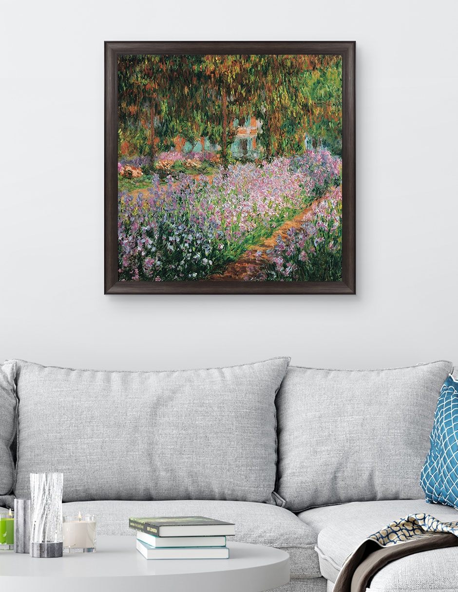 Cuadro decorativo Monet – Jardín del artista de Portfolio Arts Group técnica mixta 4