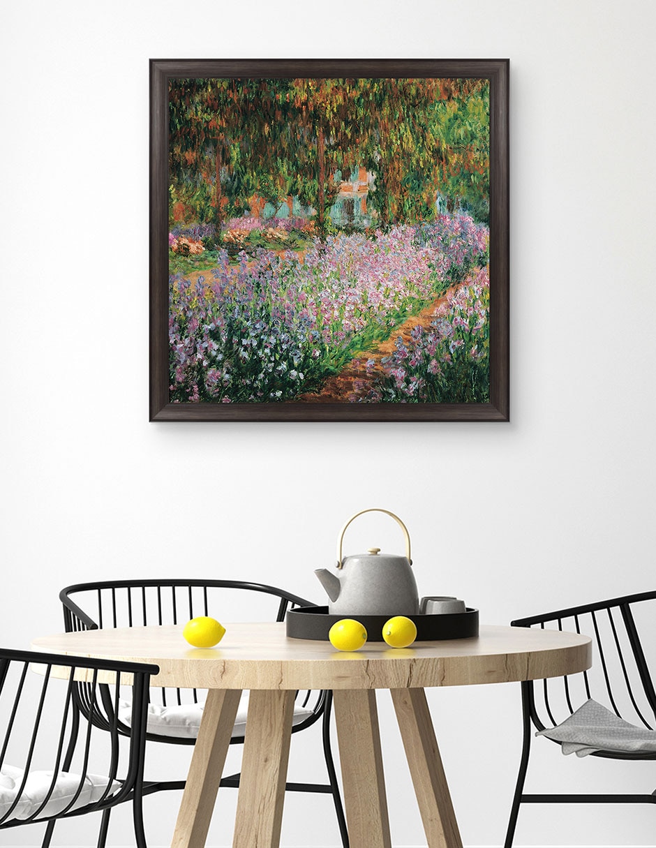 Cuadro decorativo Monet – Jardín del artista de Portfolio Arts Group técnica mixta 5