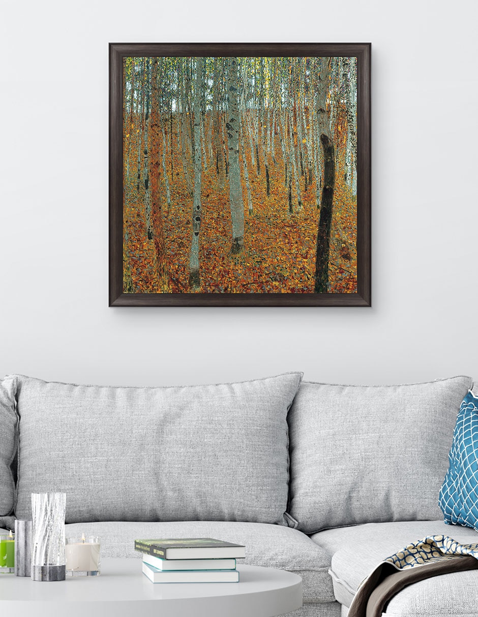Cuadro decorativo Klimt – Bosque de hayas de Portfolio Arts Group técnica mixta 3