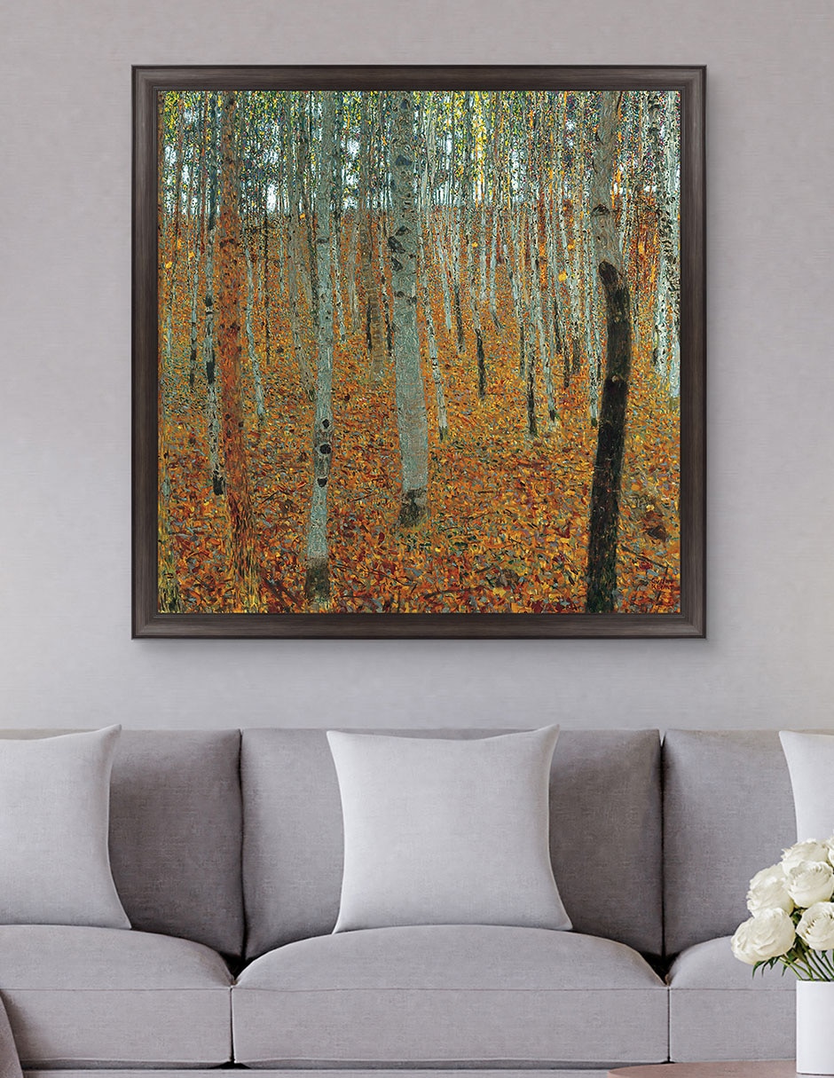 Cuadro decorativo Klimt – Bosque de hayas de Portfolio Arts Group técnica mixta 3