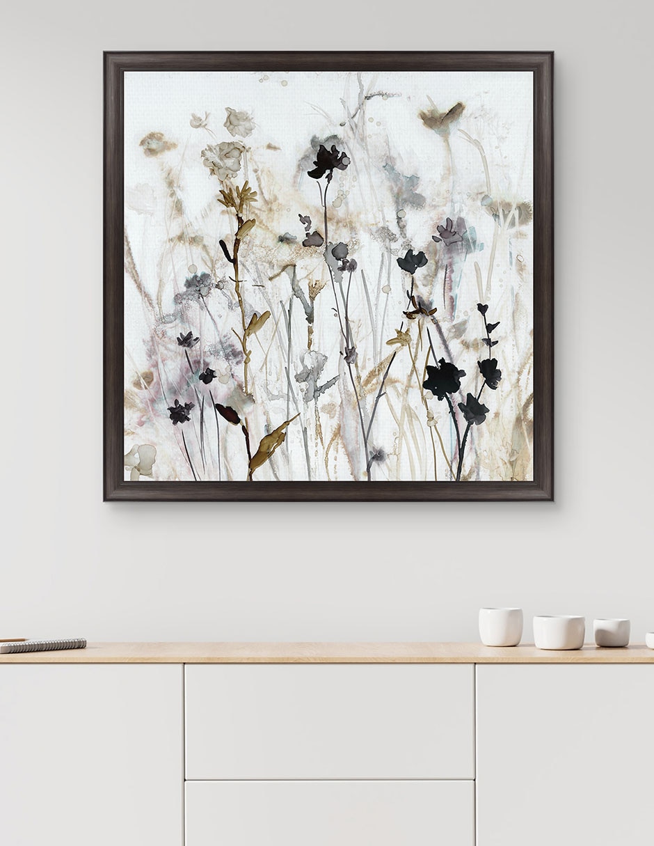 Cuadro decorativo Niebla de flores silvestres I de Carol Robinson técnica mixta 3