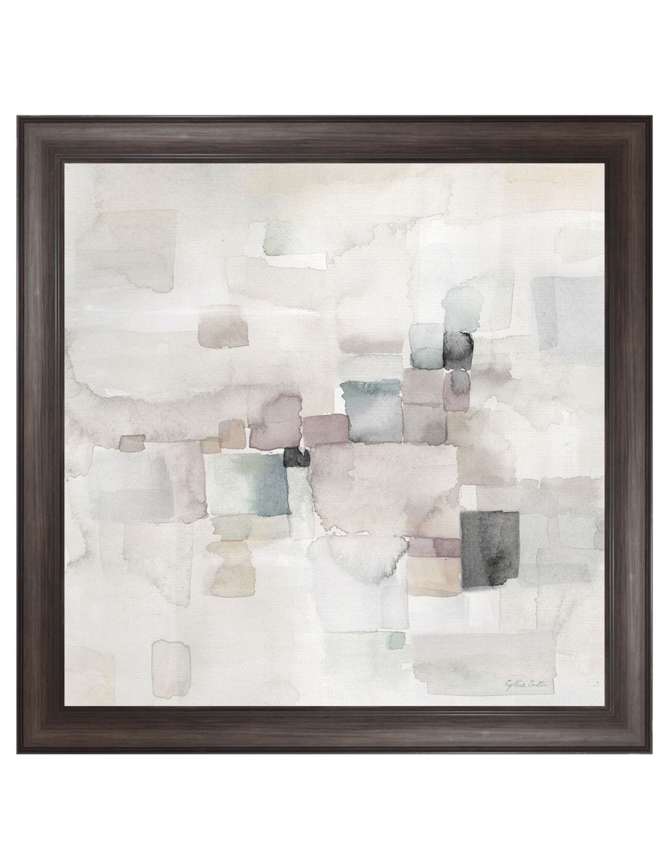 Cuadro decorativo Abstracto gris II de Cynthia Coulter técnica mixta