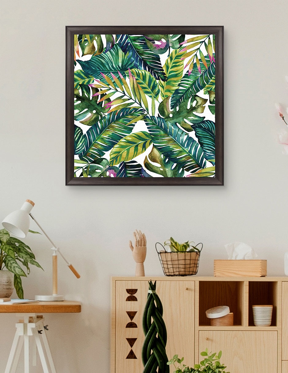 Cuadro decorativo Patrón tropical de Mark Ashkenazi técnica mixta 3