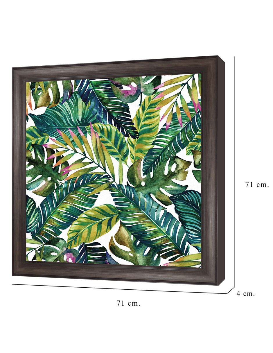 Cuadro decorativo Patrón tropical de Mark Ashkenazi técnica mixta 2