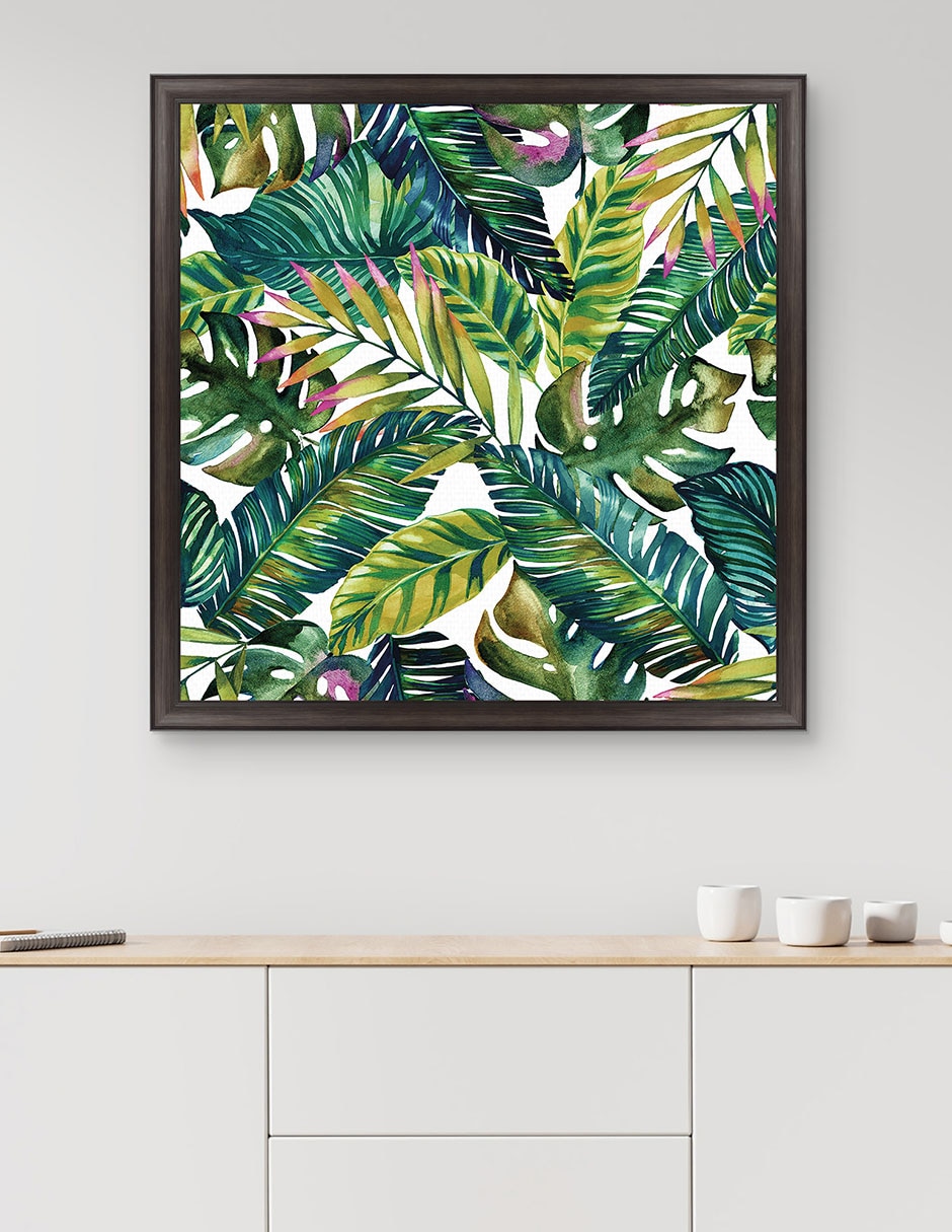 Cuadro decorativo Patrón tropical de Mark Ashkenazi técnica mixta 3