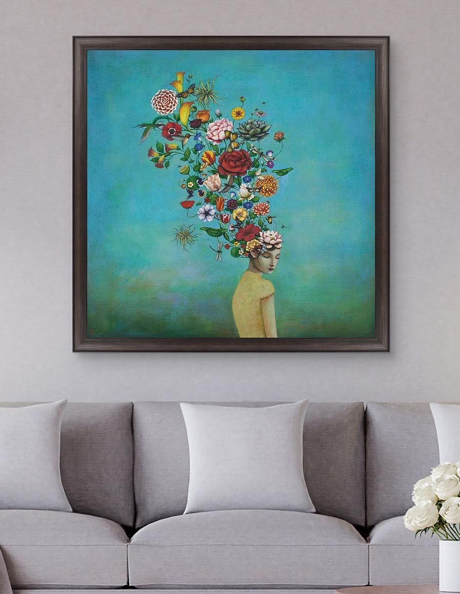 Cuadro decorativo Jardín de Serenidad de Duy Huynh técnica mixta 3