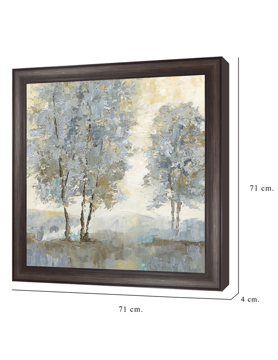 Cuadro decorativo Centinela suave II de Nan técnica mixta 2