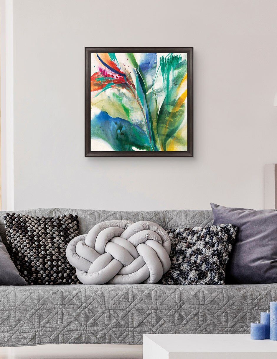 Cuadro decorativo Ave del Paraíso de K. Nari técnica mixta 5
