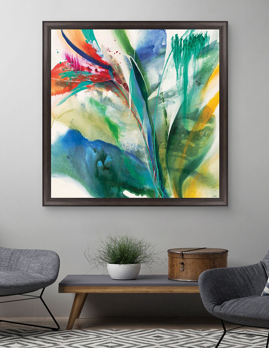 Cuadro decorativo Ave del Paraíso de K. Nari técnica mixta 4