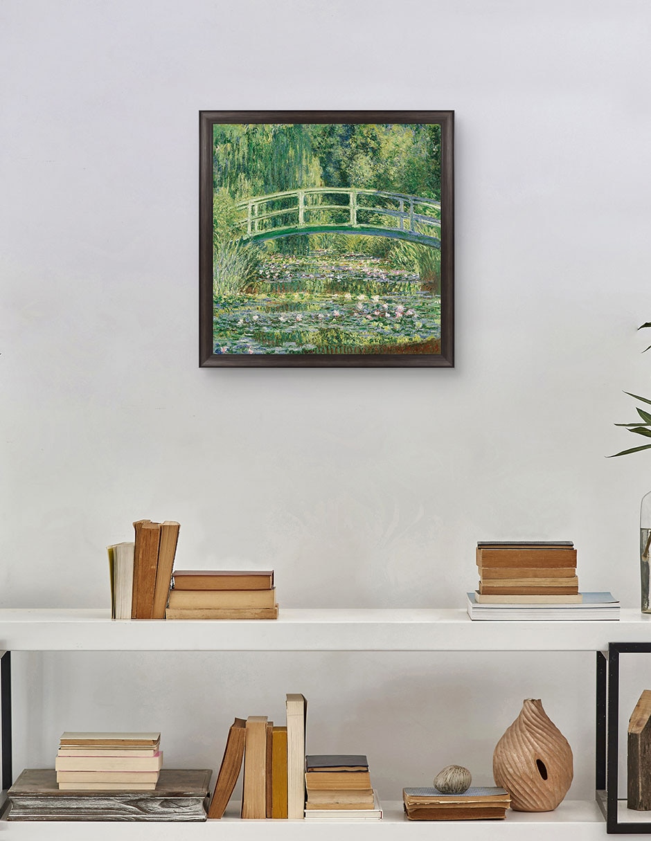 Cuadro decorativo Monet – Puente japonés de nenúfares de Portfolio Arts Group técnica mixta 4