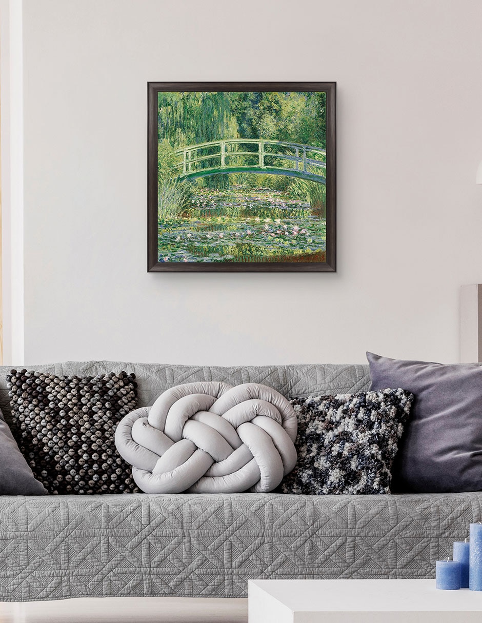 Cuadro decorativo Monet – Puente japonés de nenúfares de Portfolio Arts Group técnica mixta 5
