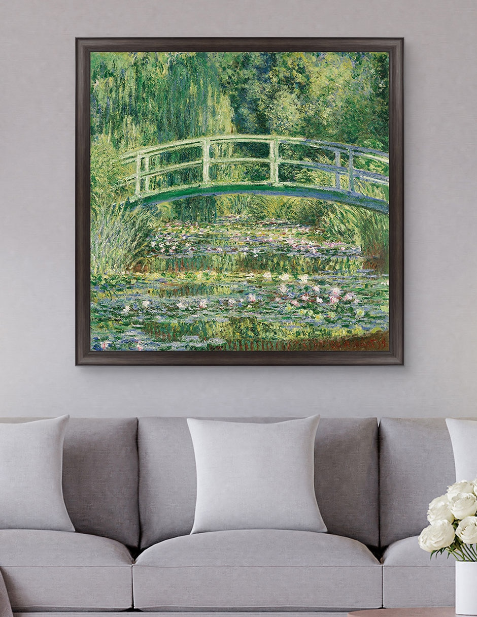 Cuadro decorativo Monet – Puente japonés de nenúfares de Portfolio Arts Group técnica mixta 2