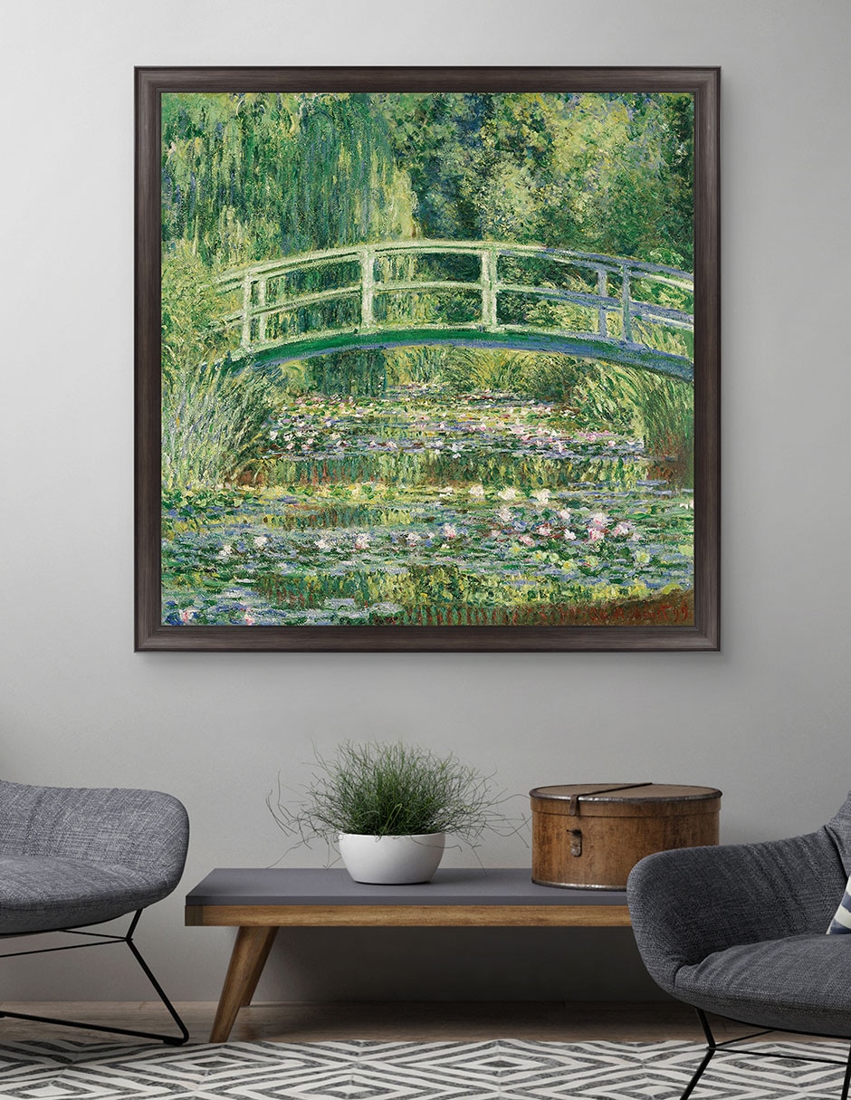 Cuadro decorativo Monet – Puente japonés de nenúfares de Portfolio Arts Group técnica mixta 4