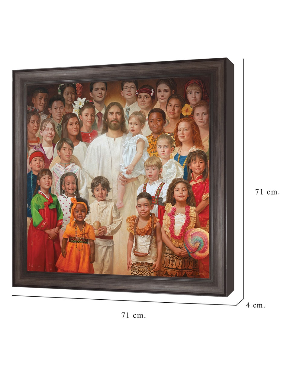 Cuadro decorativo Hijo de Dios de Howard Lyon técnica mixta 8