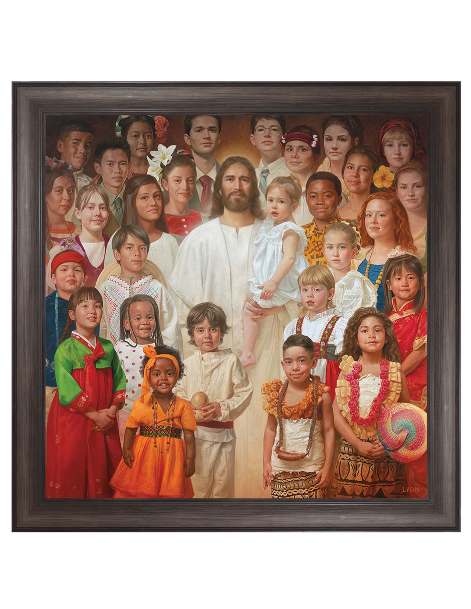 Cuadro decorativo Hijo de Dios de Howard Lyon técnica mixta