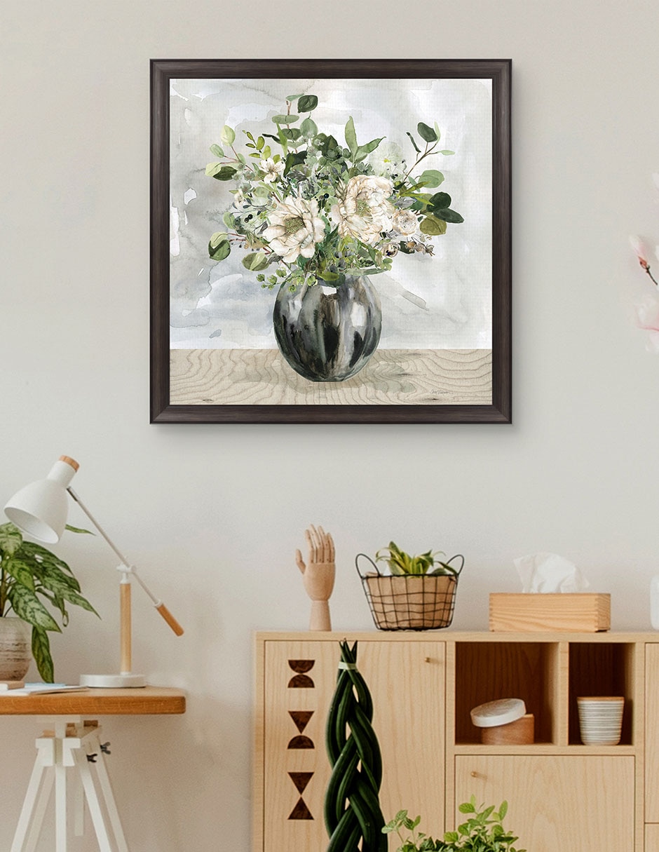 Cuadro decorativo Floral sofisticado de Carol Robinson técnica mixta 2