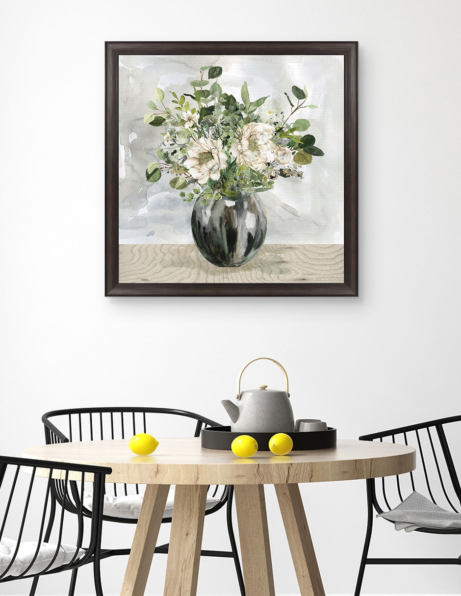 Cuadro decorativo Floral sofisticado de Carol Robinson técnica mixta 4
