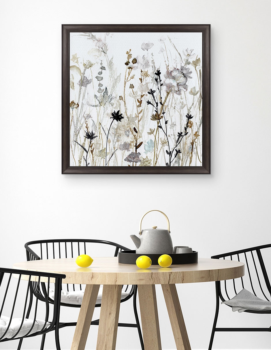 Cuadro decorativo Niebla de flores silvestres II de Carol Robinson técnica mixta 4