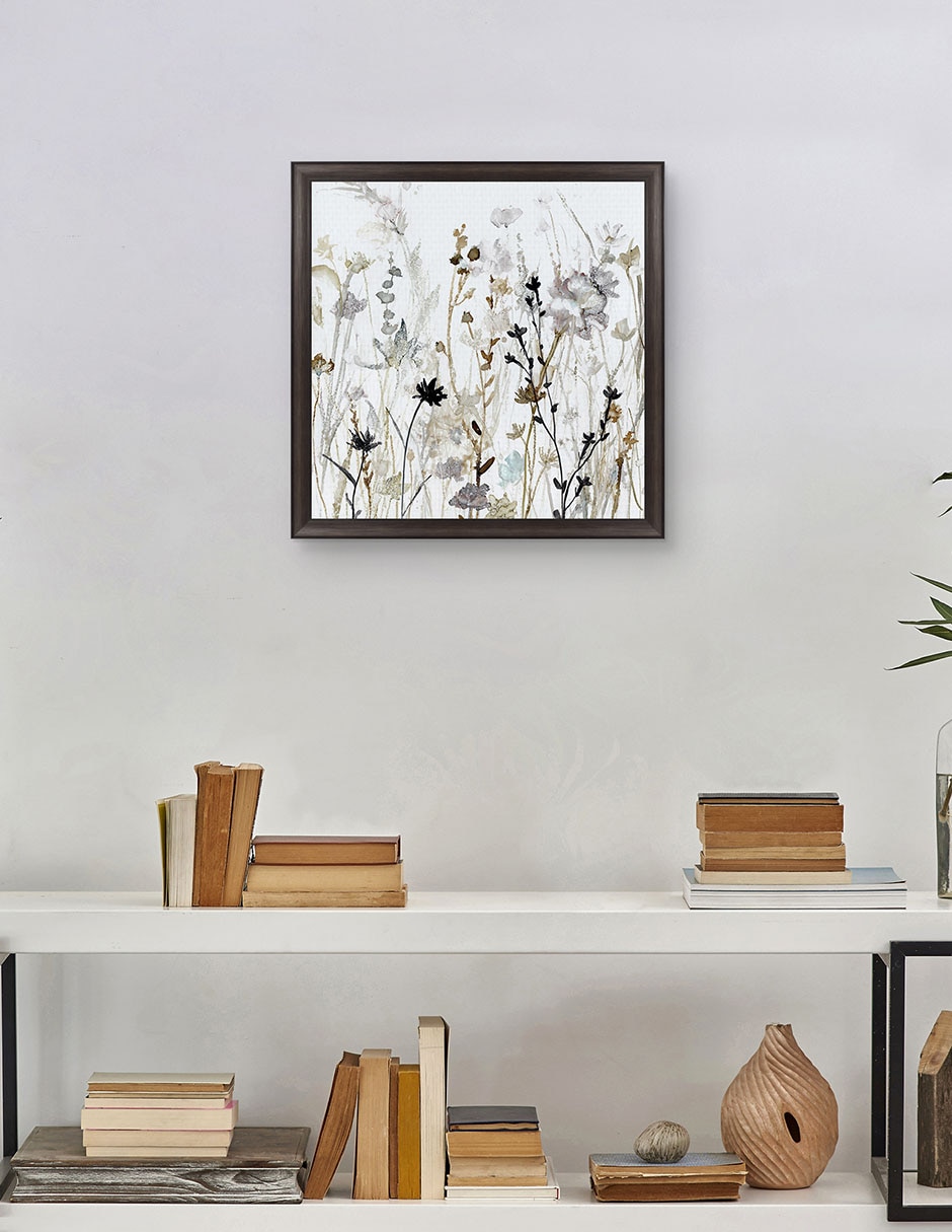 Cuadro decorativo Niebla de flores silvestres II de Carol Robinson técnica mixta 4