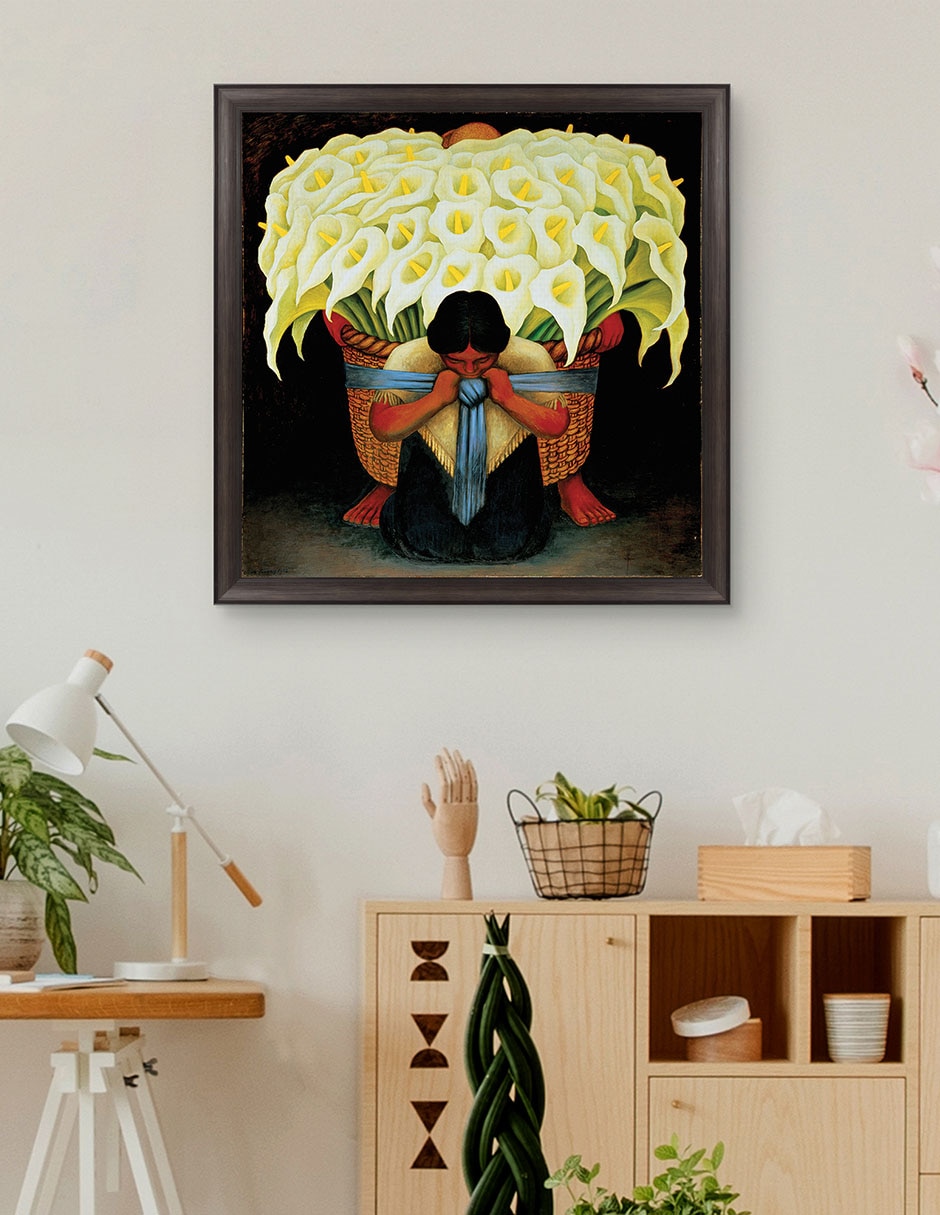 Cuadro decorativo Rivera – El vendedor de alcatraces de Portfolio Arts Group técnica mixta 3