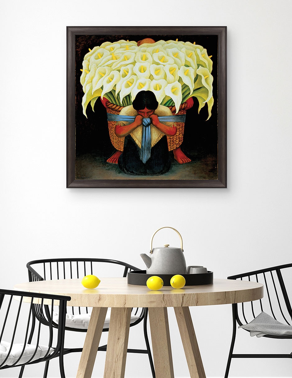 Cuadro decorativo Rivera – El vendedor de alcatraces de Portfolio Arts Group técnica mixta 5
