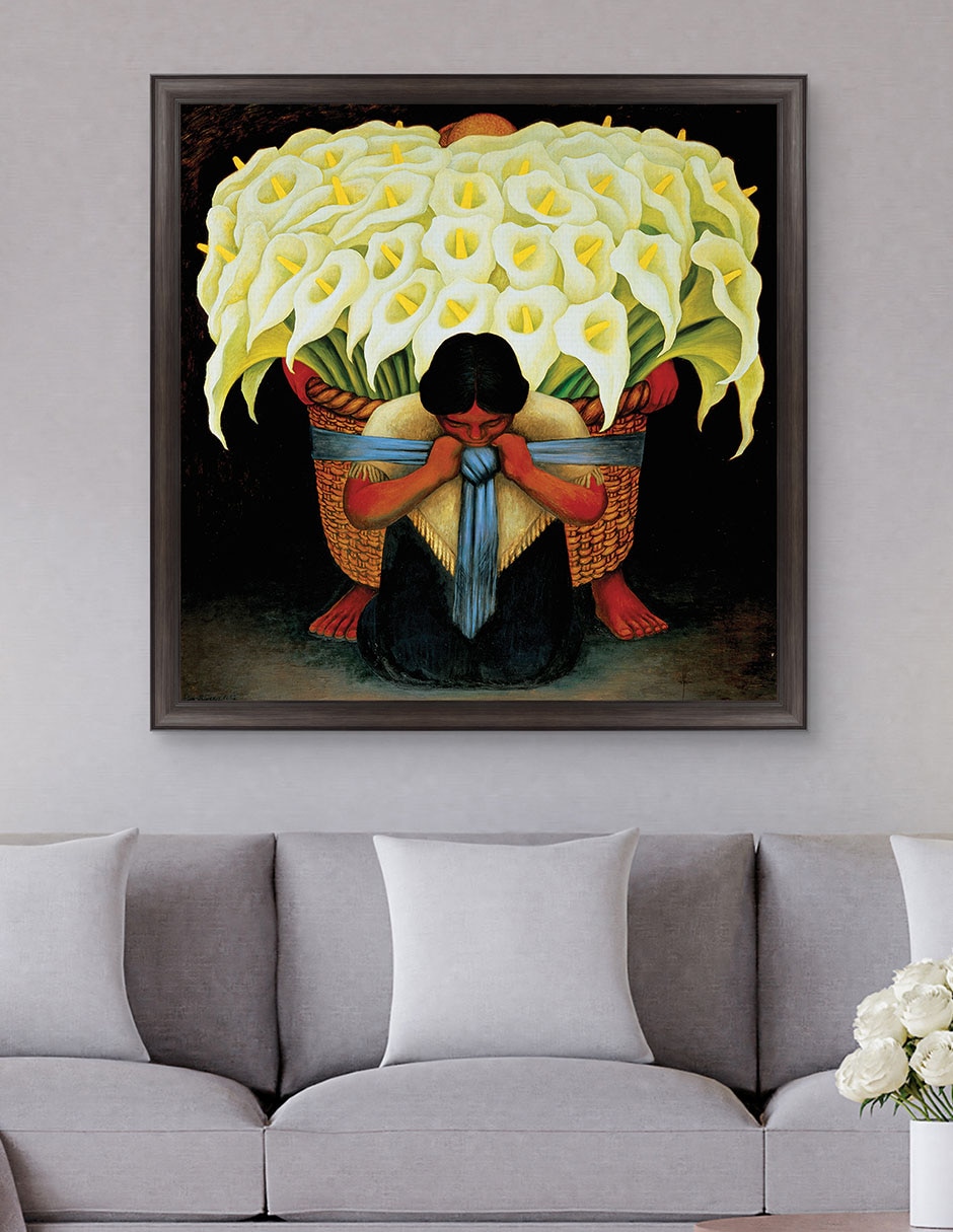 Cuadro decorativo Rivera – El vendedor de alcatraces de Portfolio Arts Group técnica mixta 4