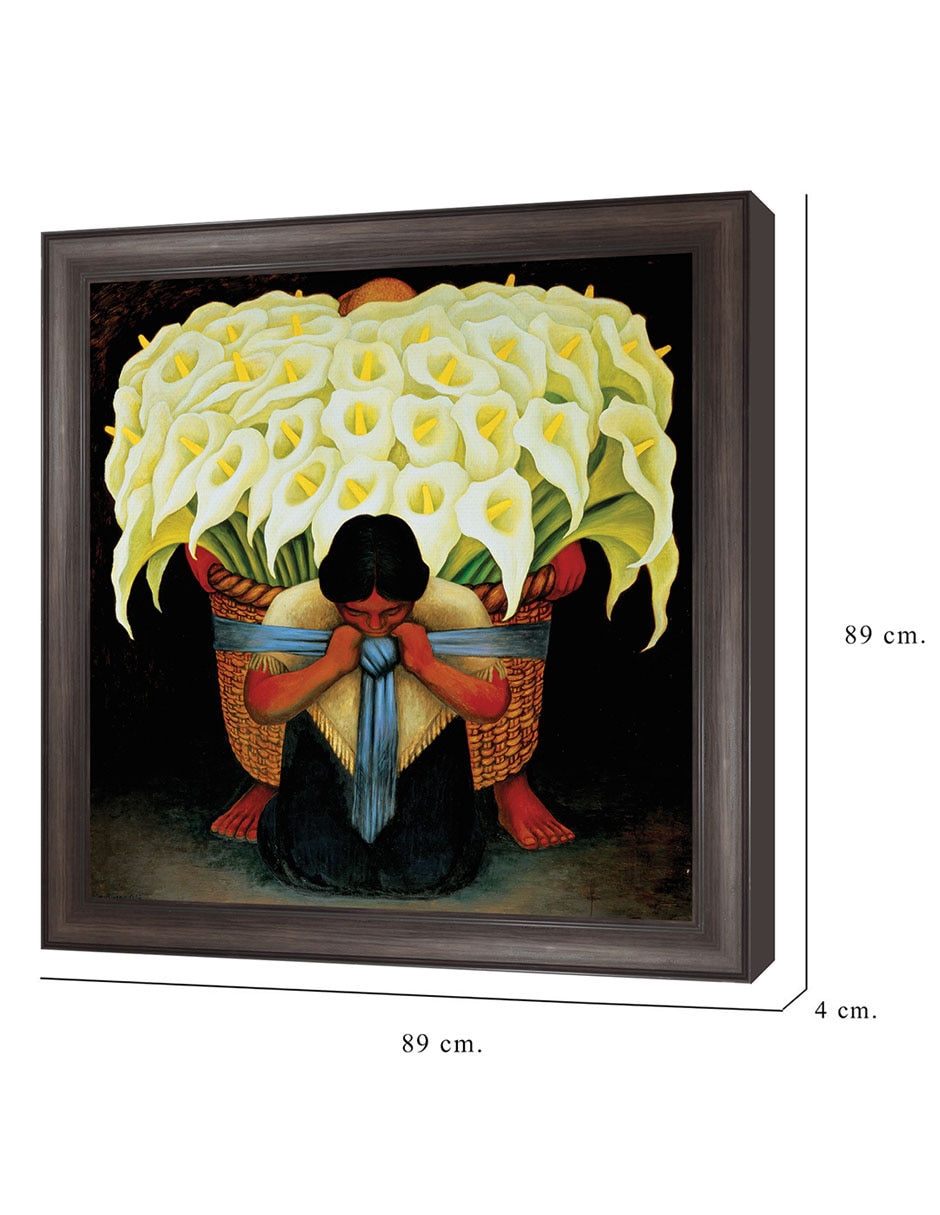 Cuadro decorativo Rivera – El vendedor de alcatraces de Portfolio Arts Group técnica mixta 3