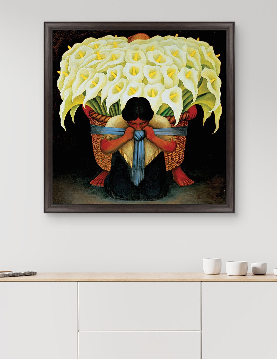 Cuadro decorativo Rivera – El vendedor de alcatraces de Portfolio Arts Group técnica mixta 5