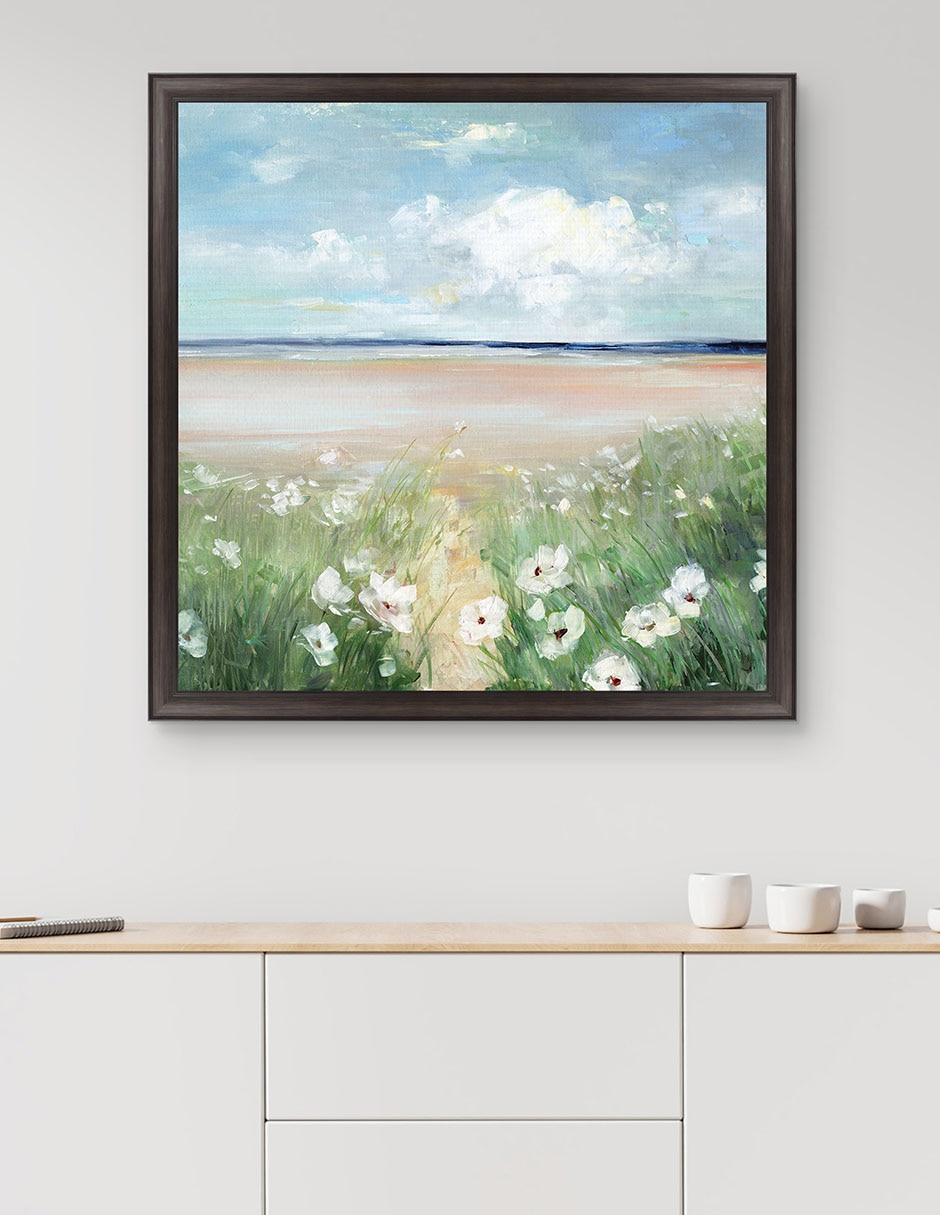 Cuadro decorativo Flores silvestres oceánicas de Sally Swatland técnica mixta 4
