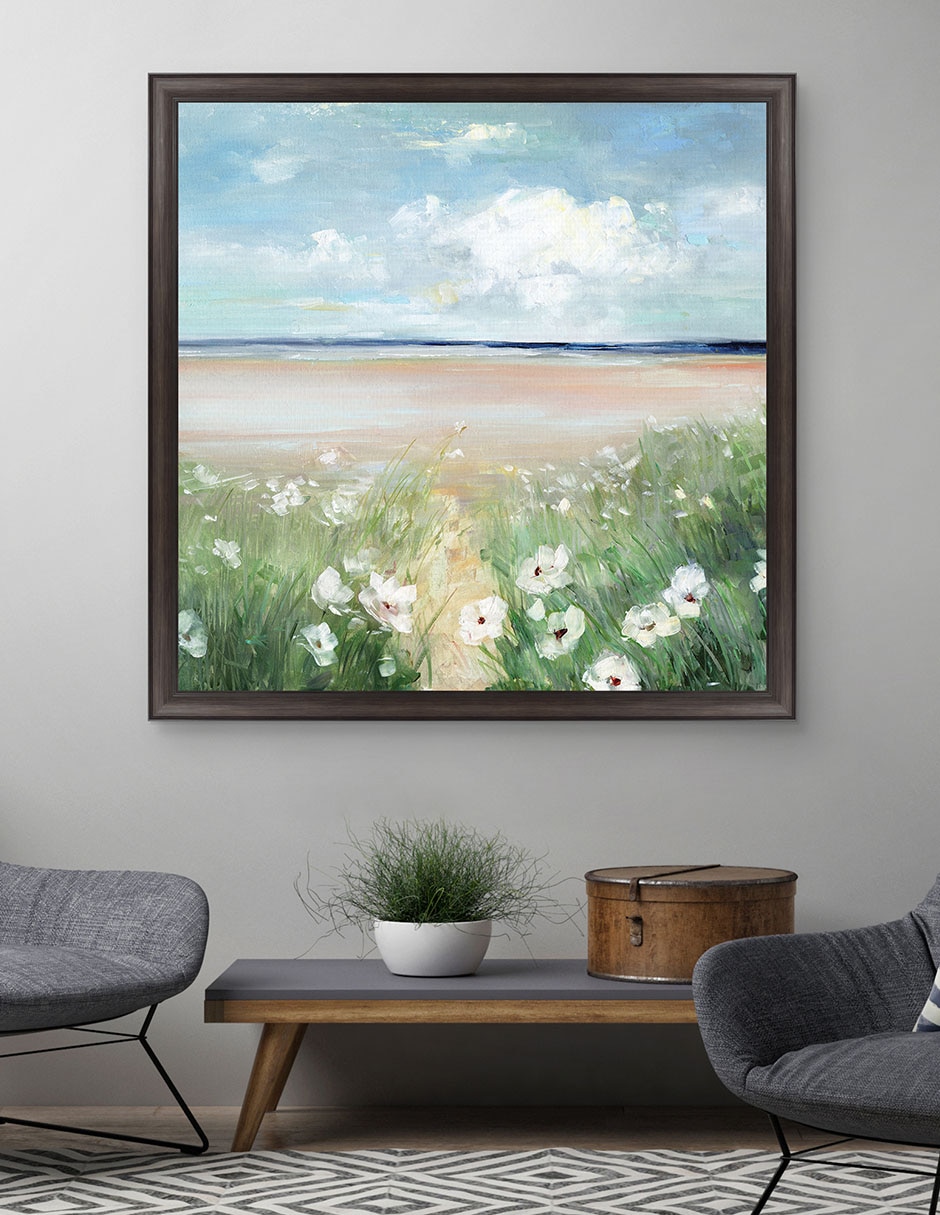 Cuadro decorativo Flores silvestres oceánicas de Sally Swatland técnica mixta 5