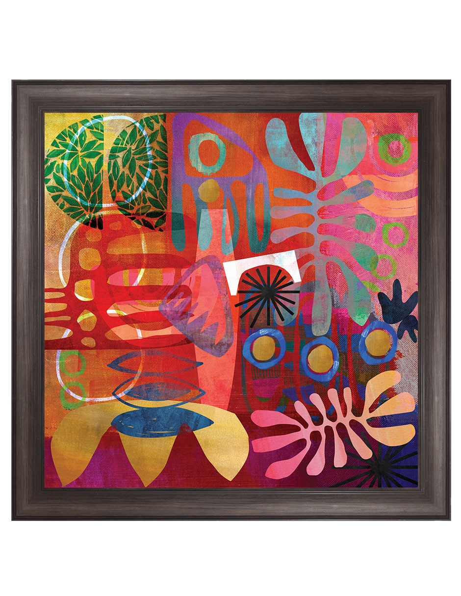 Cuadro decorativo Geometrías del alma africana de Nikki Chu técnica mixta Cuadro decorativo Geometrías del alma africana de Nikki Chu técnica mixta