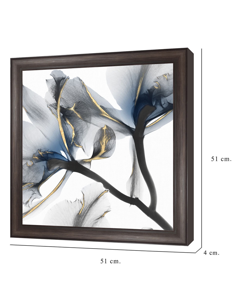 Cuadro decorativo Brillo índigo ciclamen 2 de Albert Koetsier técnica mixta 2