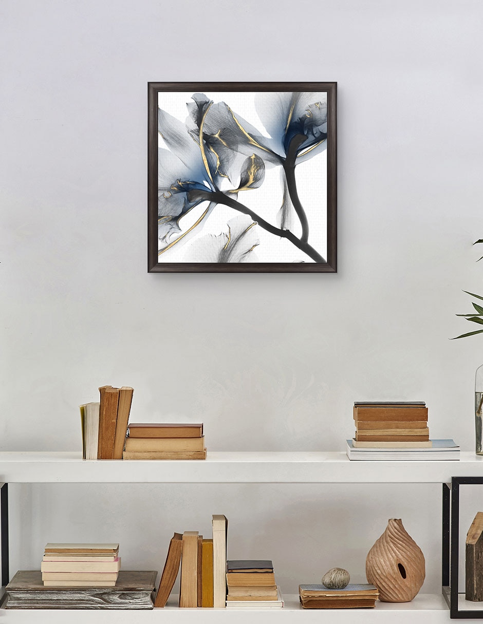 Cuadro decorativo Brillo índigo ciclamen 2 de Albert Koetsier técnica mixta 4