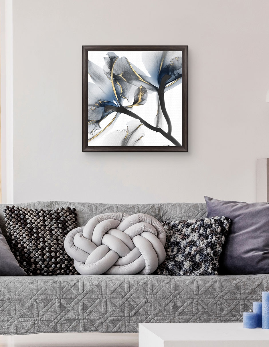 Cuadro decorativo Brillo índigo ciclamen 2 de Albert Koetsier técnica mixta 5
